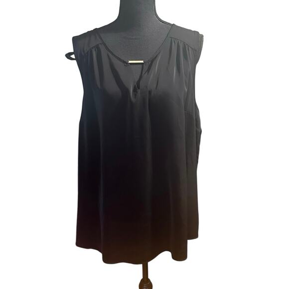 Torrid Black Sleeveless Light Blouse - Picture 1 of 8
